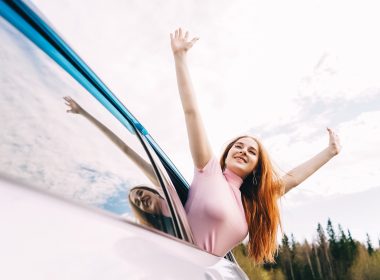 Digital nomad on a road trip.