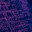 Close up of semiconductor chip