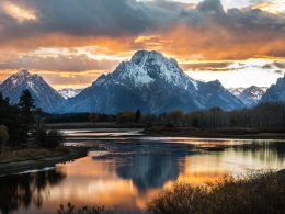 Oxbow Bend, Grant Teto,s National Park in the United States