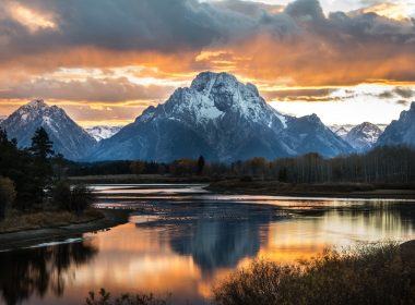 Oxbow Bend, Grant Teto,s National Park in the United States