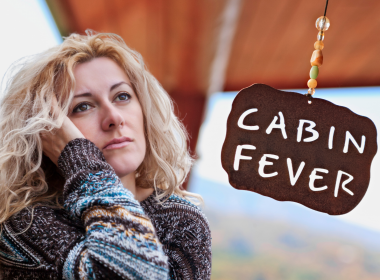 Woman RVer with cabin fever
