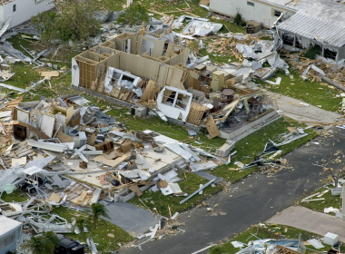 Damage from Hurricane Ian