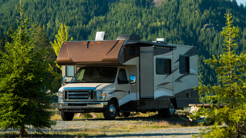 RV parking in public park
