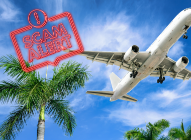 Airplane scam alert