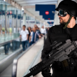 Airport security gunman