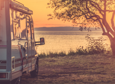 Scenic RV sunset