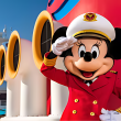 Captain Mini Mouse on a Disney Cruise Boat