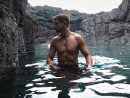 Leblanc in the waters near the Faroe Islands.