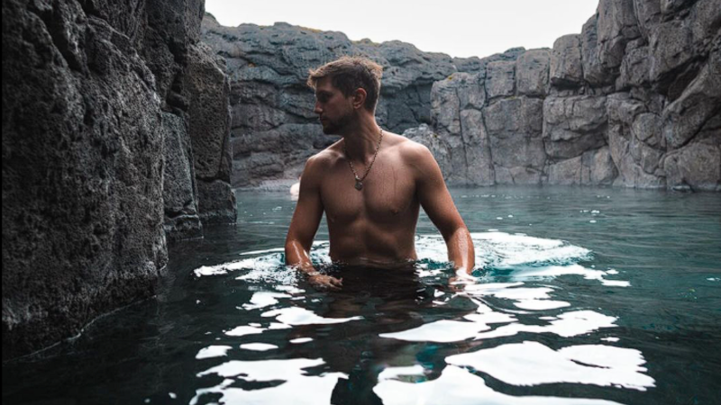 Leblanc in the waters near the Faroe Islands.